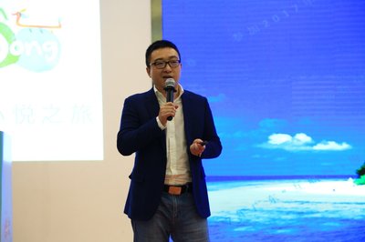 趣旅CEO栾杰先生在比赛现场 趣旅CEO栾杰先生在比赛现场