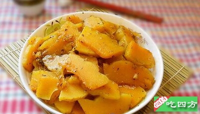 豆豉蒜茸炒南瓜(图)