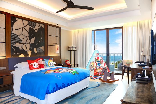 文昌鲁能<a href=http://cha.dingjijiudian.com/group-hilton/ target=_blank class=infotextkey>希尔顿</a>酒店猪猪侠酷芽主题海景房
