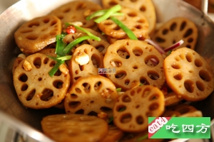 豉油腐乳炒藕片(图)