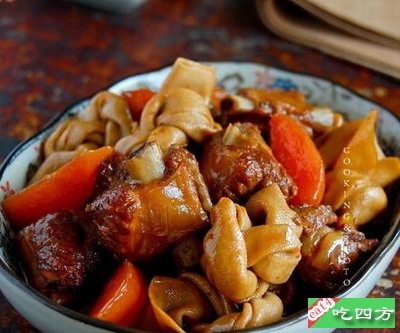 百叶结烧排骨(图)