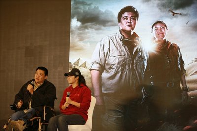 《侣行》的张昕宇、梁红分享他们“旅行不能说走就走”的主题演讲 《侣行》的张昕宇、梁红分享他们“旅行不能说走就走”的主题演讲