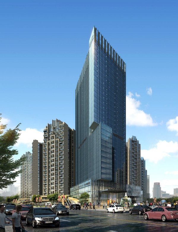 深圳联投东方万怡酒店外观效果图 深圳联投东方万怡酒店外观效果图