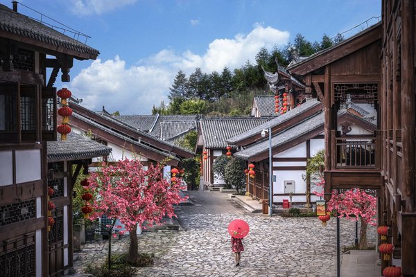 重庆大足石刻开元观堂实景照 重庆大足石刻开元观堂实景照