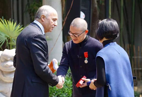 华住董事长季琦获颁法国最高荣誉勋章