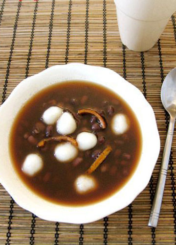 台中古早味传统红豆圆仔汤